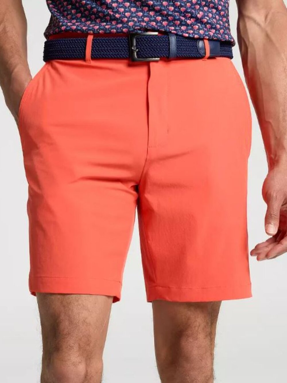 Walter Hagen Performance 11 PureFlex Golf Shorts Men’s 40 Coral Red Glow